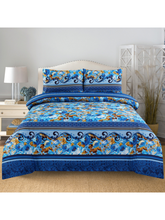 MICRO COTTON BEDSHEET | With pipped pillow | ST-B8