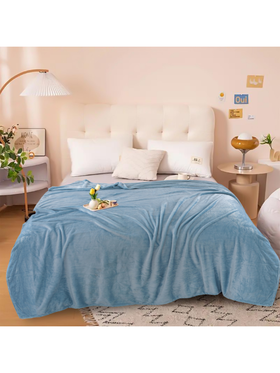 SKY fleece King Size Blanket | Lightweight | Breathable | Summer | AC blanket |