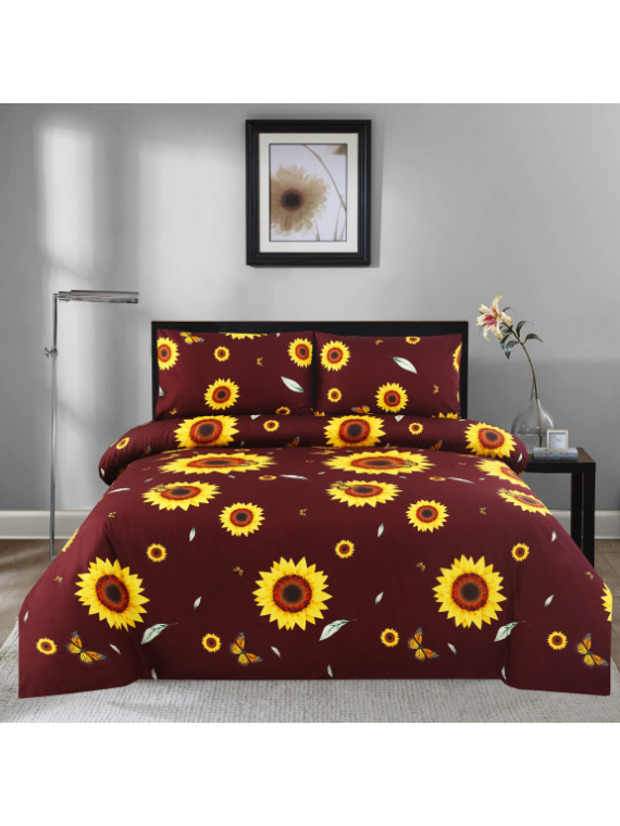 MICRO COTTON BEDSHEET | With pipped pillow | ST-B6