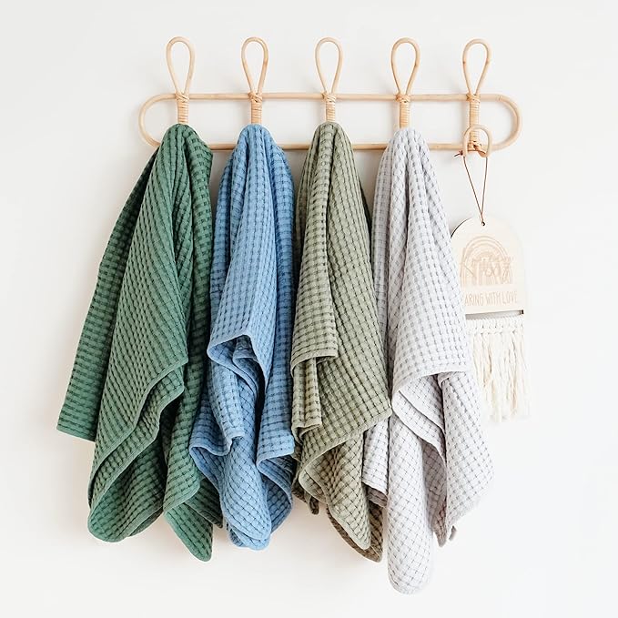 (MAHROON) WAFFLE KID,S BLANKET  | 100% cotton  Soft & Cozy  Blanket, Lightweight Toddler Throw for Boys & Girls