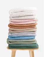 (MAHROON) WAFFLE KID,S BLANKET  | 100% cotton  Soft & Cozy  Blanket, Lightweight Toddler Throw for Boys & Girls