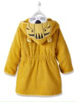 LION kids Bathrobe | PINK for 4 to 10 years | Terry stuff | sonextextile