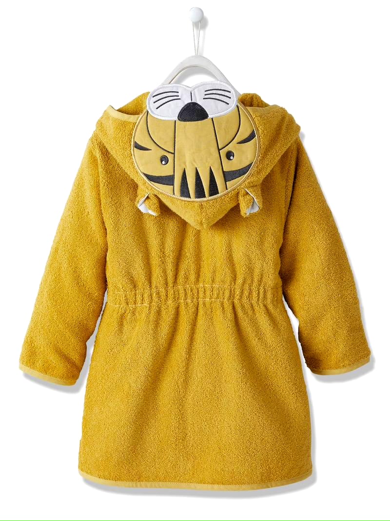 LION kids Bathrobe | PINK for 4 to 10 years | Terry stuff | sonextextile