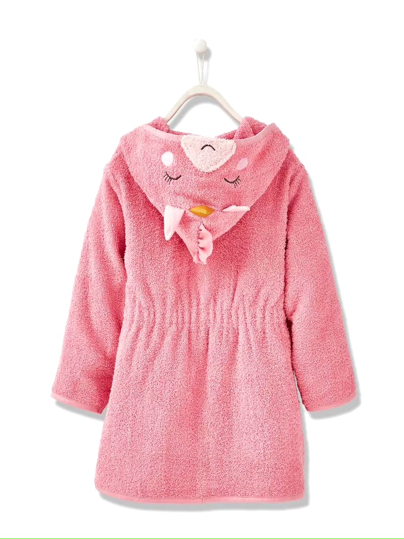 UNICON kids Bathrobe | PINK for 4 to 10 years | Terry stuff | sonextextile