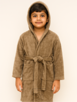 BROWN velvet bathrobe | for kids special | from 2 to 10 years of kid