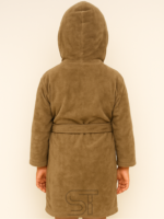 BROWN velvet bathrobe | for kids special | from 2 to 10 years of kid