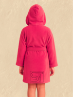 Pink velvet bathrobe | for kids special | from 2 to 10 years of kid (Copy)