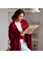 MAHROON fleece King Size Blanket | Lightweight | Breathable | Summer | AC blanket | mahroon