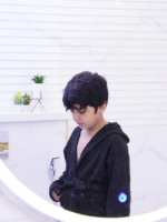 BLACK BATHROBE | for kids special | popcorn design