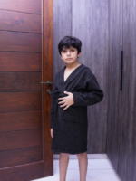 BLACK BATHROBE | for kids special | popcorn design